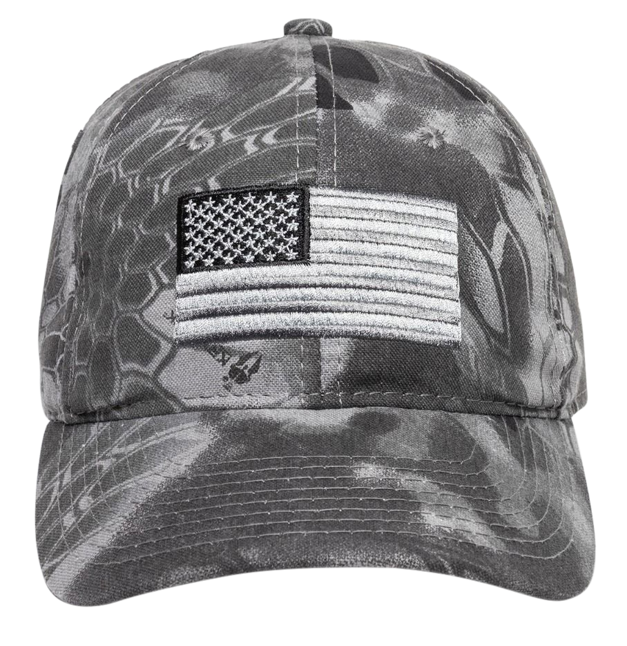 Outdoor Cap USA Flag Kryptek Raid Hook & Loop OSFA Unstructured Cap