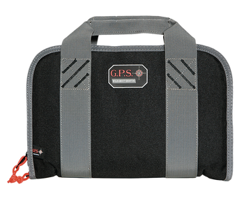 G*Outdoors GPS-1308PC Double Pistol Case Black Nylon - Visual ID Storage System