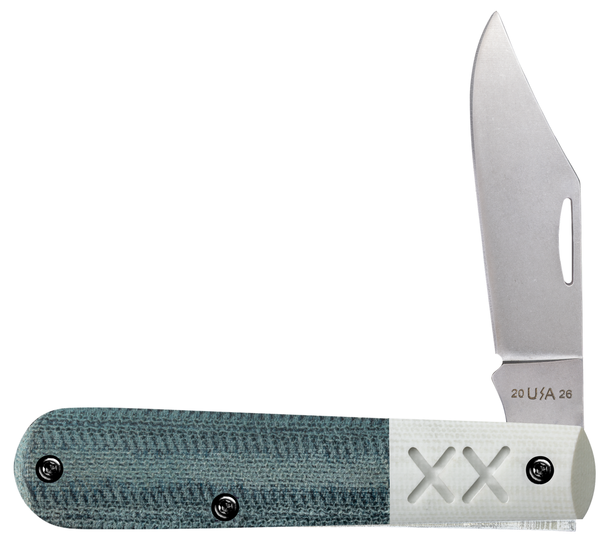 Case Crossroads XR Barlow Blue Denim Canvas Laminate S35VN 3.38" Folding Knife - July 2026 Cut of the Month