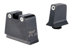 Trijicon 601140 Suppressor/Optic Height Night Sights Green Tritium White Outline - Glock 42/43/43x/43e/48