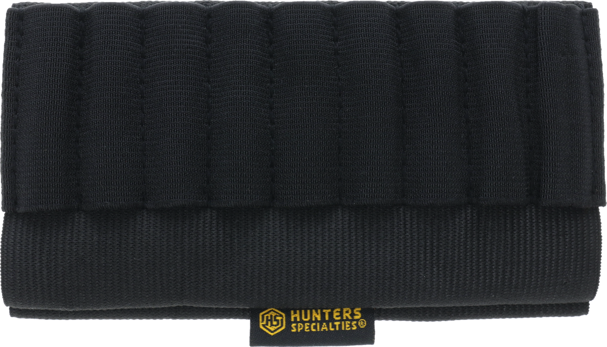 Hunters Specialties 00687 Buttstock Shell Holder Rifle 9 Round Black Elastic