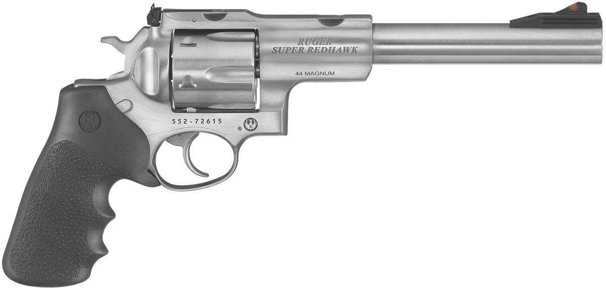 Ruger Super Redhawk 44 Rem Mag 7.5" 6-Rd DA/SA Satin Stainless Revolver