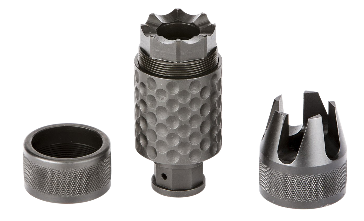 Spikes Tactical Barking Spider2 Muzzle Brake 5.56x45mm NATO 1/2x28 Black Nitride