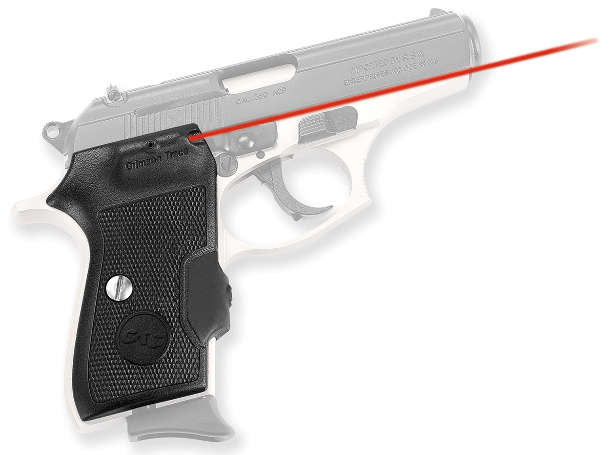 Crimson Trace LG-442 Lasergrips Bersa Thunder/Firestorm Red Laser Black Polymer