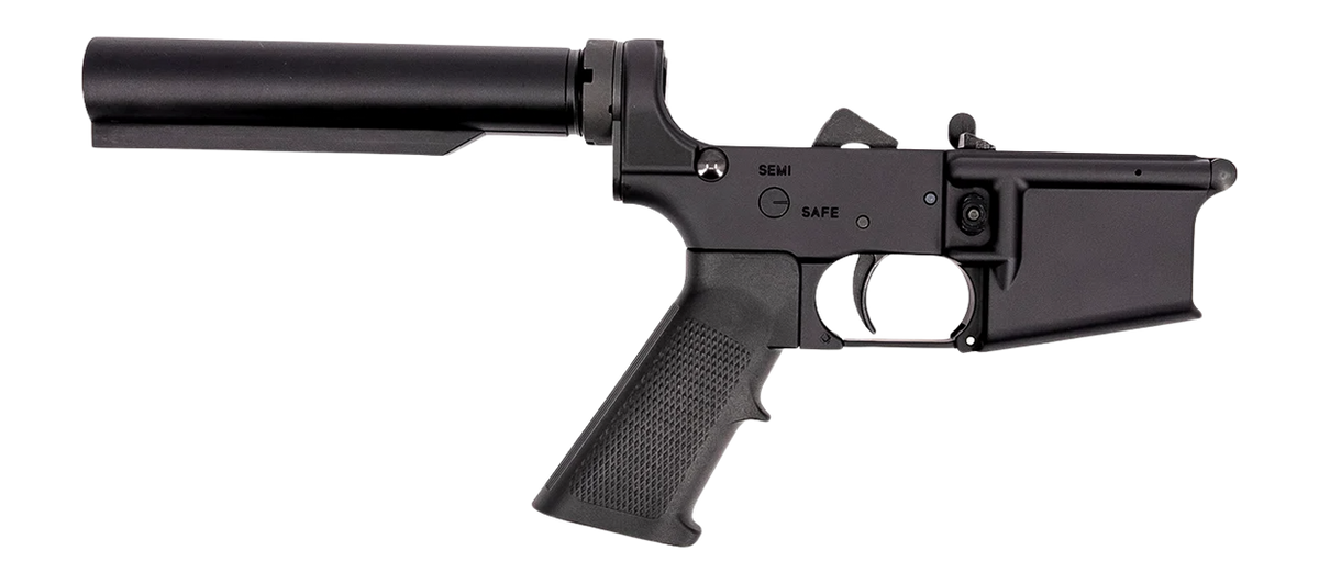 Andro Corp Industries ACI-15 Partial M4 7075 Aluminum Black Anodized Lower Receiver