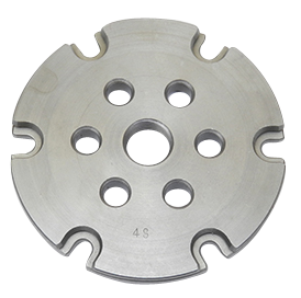 Lee Precision Six Pack Pro Shell Plate #4S Multi-Caliber Steel - 22 Nosler / 222 / 223 / 380 ACP / 300 AAC Blackout