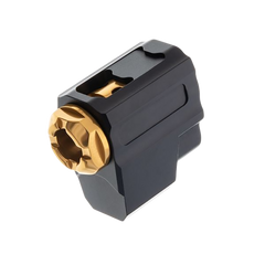 Tyrant CNC T-Comp Sig Sauer P365 9mm Luger Compensator - Black/Gold Aluminum