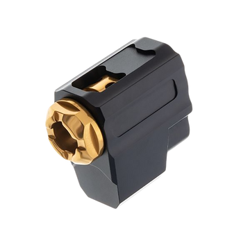 Tyrant CNC T-Comp Sig Sauer P365 9mm Luger Compensator - Black/Gold Aluminum