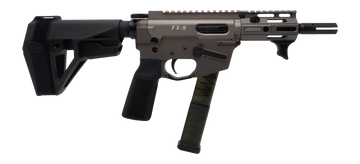 Freedom Ordnance FX9P Elite 9mm Luger 4" 31+1 Semi-Auto Pistol - SBA5 Brace - Flat Dark Earth