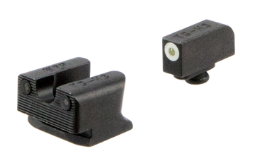 TruGlo Tritium Pro Walther PPS Classic & M2 Front/Rear Night Sight Set - Green Tritium w/White Outline