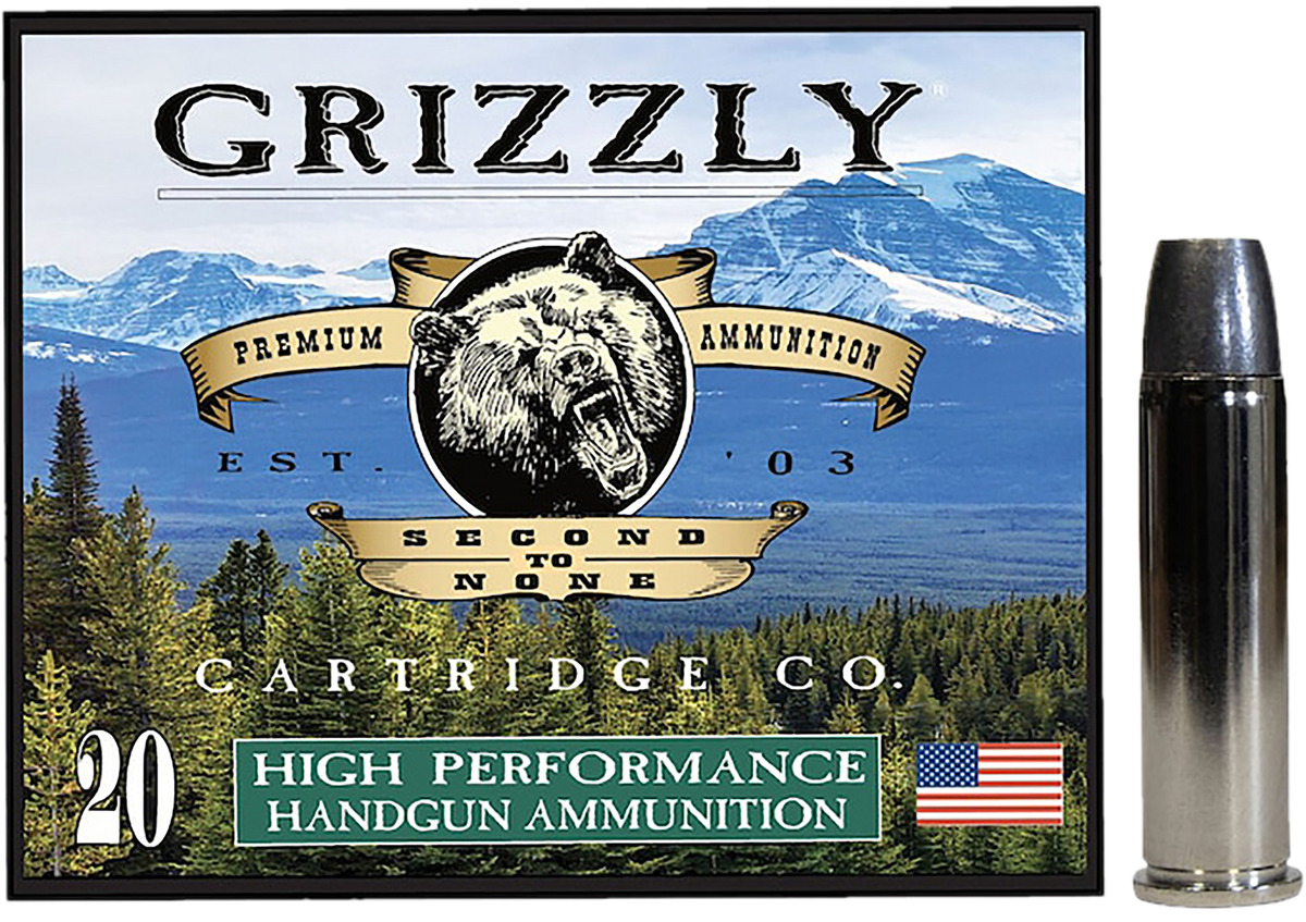 Grizzly Cartridge 357 Mag 200gr Wide Long Nose Gas Check - Box or Case