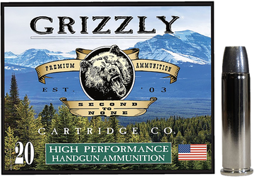 Grizzly Cartridge 357 Mag 200gr Wide Long Nose Gas Check - Box or Case