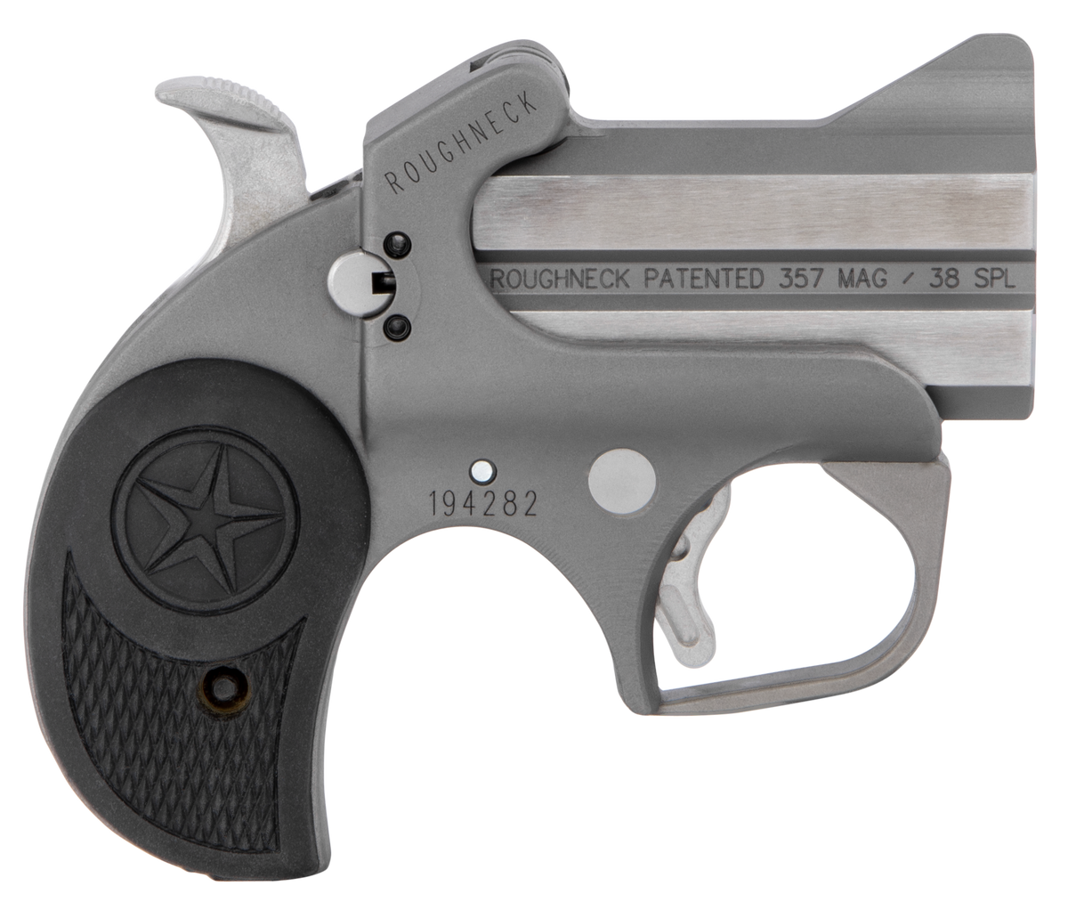 Bond Arms BARN Roughneck 38 Special/357 Mag 2.5" 2-Rd Derringer - Rough Matte Stainless