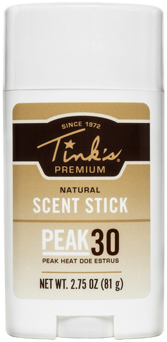 Tinks Peak30 Premium Doe Estrus Deer Scent Stick 2.75 oz