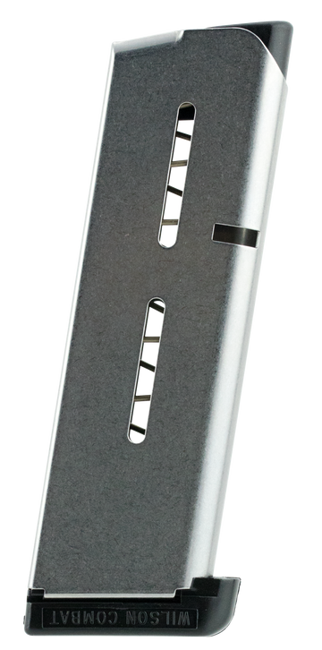 Wilson Combat 47OX 1911 Officer 45 ACP 7rd Stainless Steel Detachable Magazine