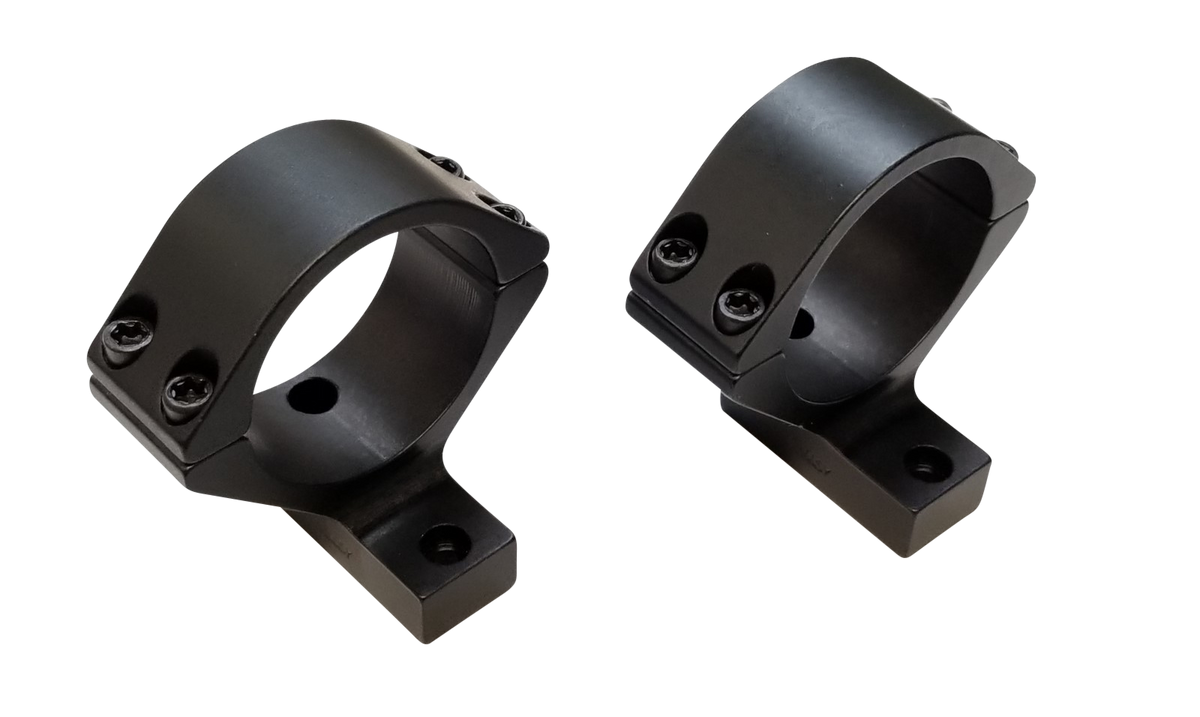 Talley B950719 Scope Mount/Ring Combo 1" Tube Browning A-Bolt 3 High Rings Short/Long Action - Black Anodized