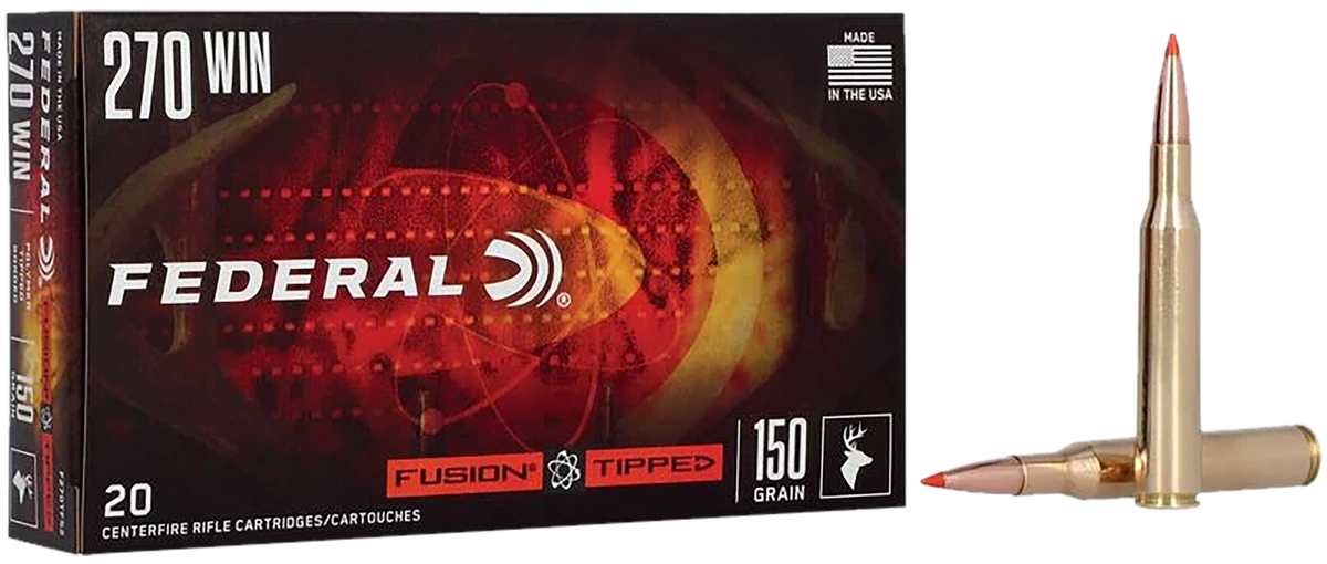 Federal Fusion Tipped 270 Win 150gr 20 Rd - Box or Case