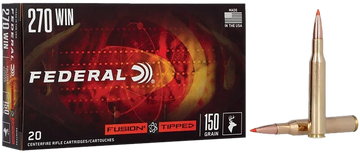 Federal Fusion Tipped 270 Win 150gr 20 Rd - Box or Case