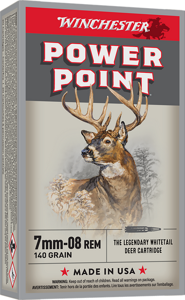 Winchester Ammo Super-X 7mm-08 Rem 140gr Power-Point 20 Rd - Box or Case