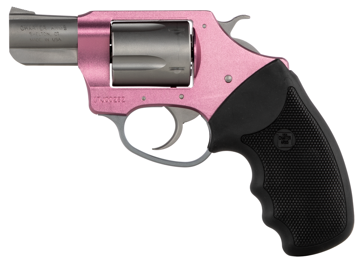 Charter Arms Undercover Southpaw 38 Special 2" 5-Shot DA/SA Revolver - Pink Aluminum Frame