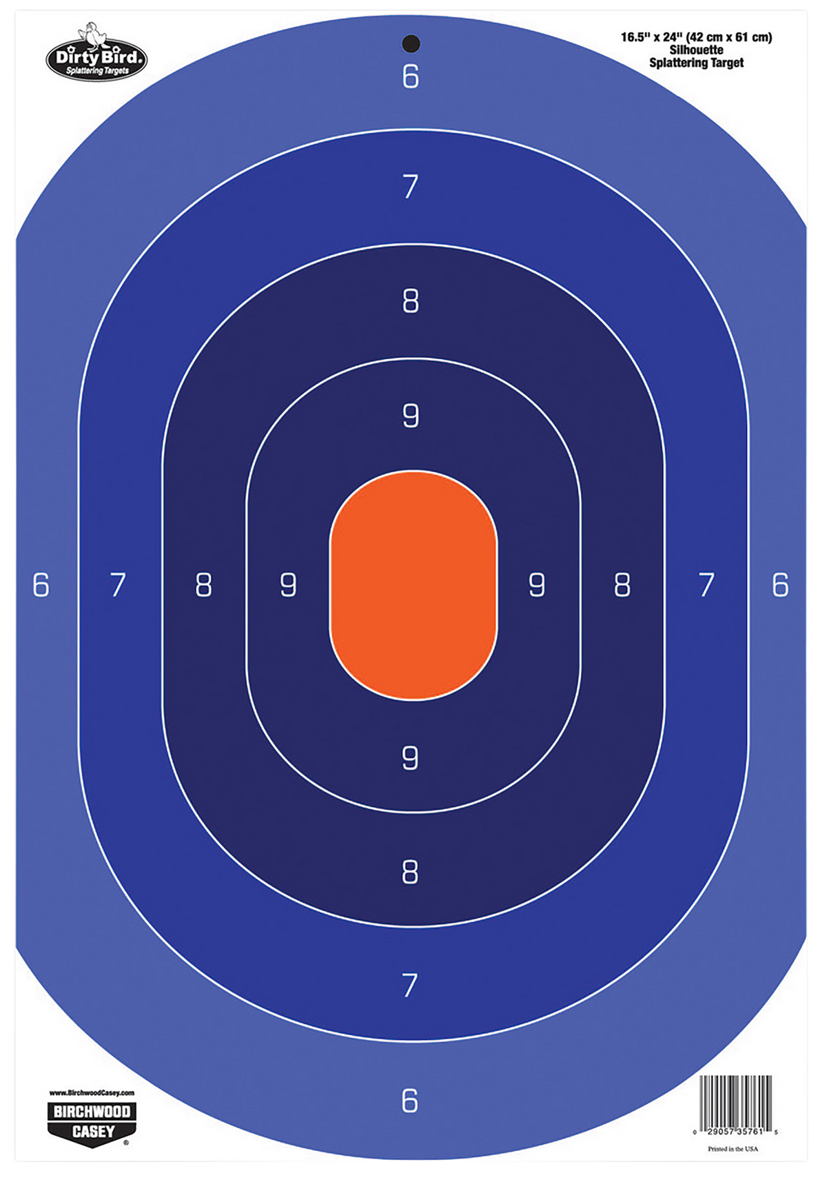 Birchwood Casey Dirty Bird 16.50" x 24" Silhouette Tagboard Target 3 Pack