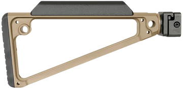 Midwest Industries Triangle Side Folding Stock Flat Dark Earth 6061 Aluminum - Picatinny