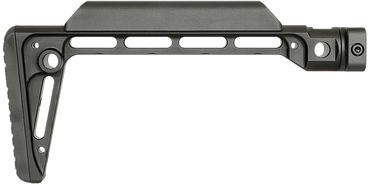 Midwest Industries Minimalistic Fixed Stock 6061 Aluminum Black
