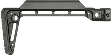 Midwest Industries Minimalistic Fixed Stock 6061 Aluminum Black
