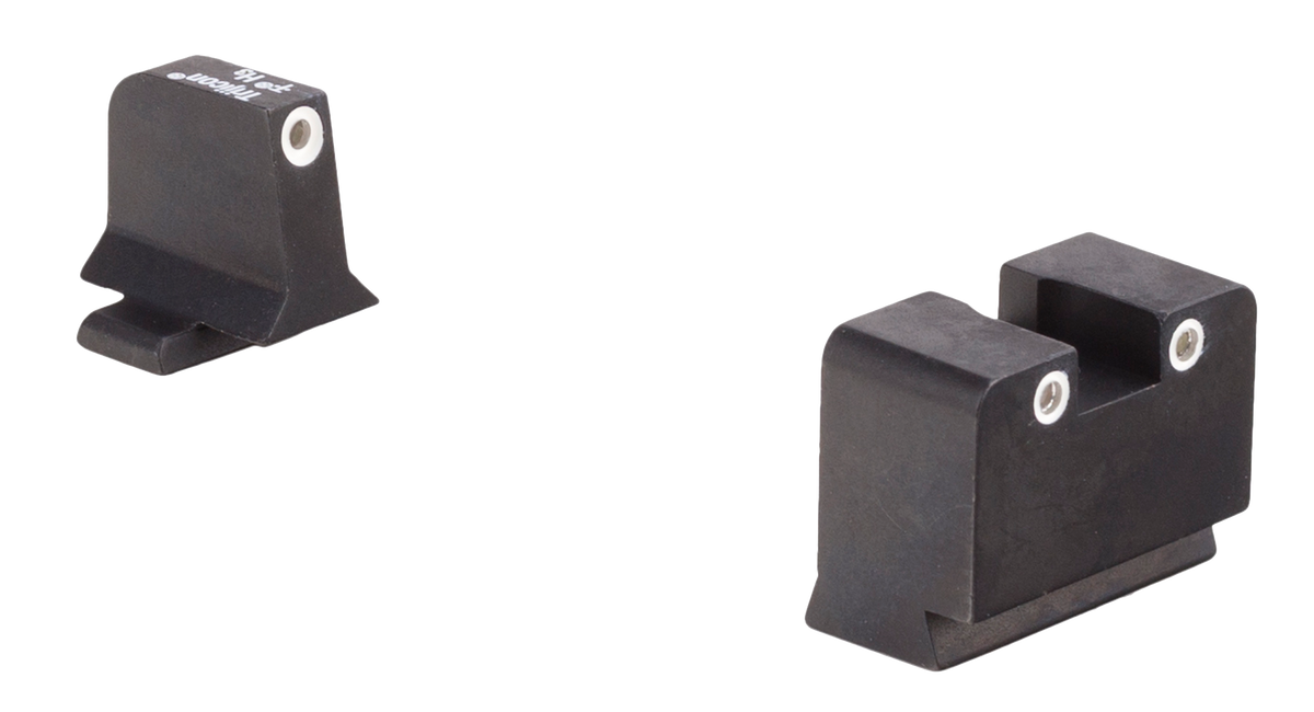 Trijicon 600921 Suppressor/Optic Height 3-Dot Tritium Night Sights Green/White Outline - Springfield XD/XD-M/XD Mod.2/XD-S