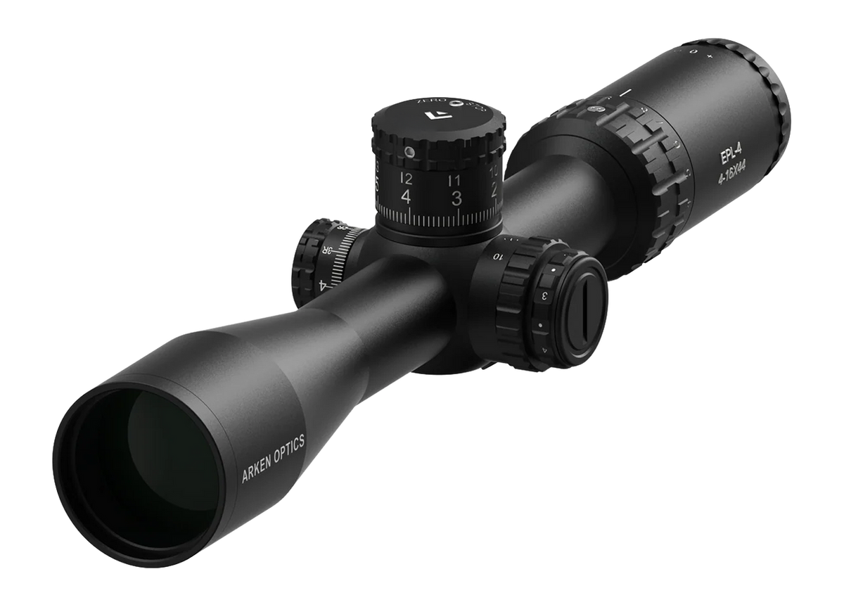 Arken EPL-4 4-16x44 FFP Illuminated VHR MRAD Riflescope - 30mm Tube