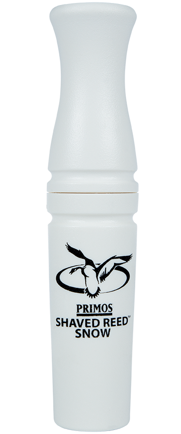 Primos 828 Shaved Reed Snow Goose Call - White Polycarbonate