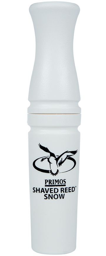 Primos 828 Shaved Reed Snow Goose Call - White Polycarbonate