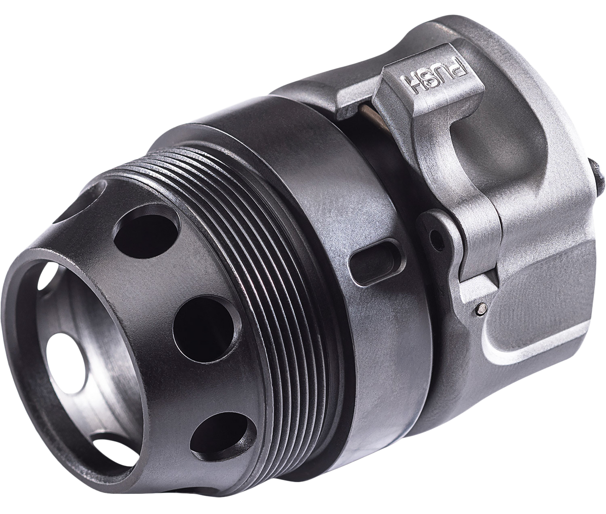 Surefire Fast-Attach HUB Suppressor Adapter 7.62mm 1 3/8x24 - Nitride Black