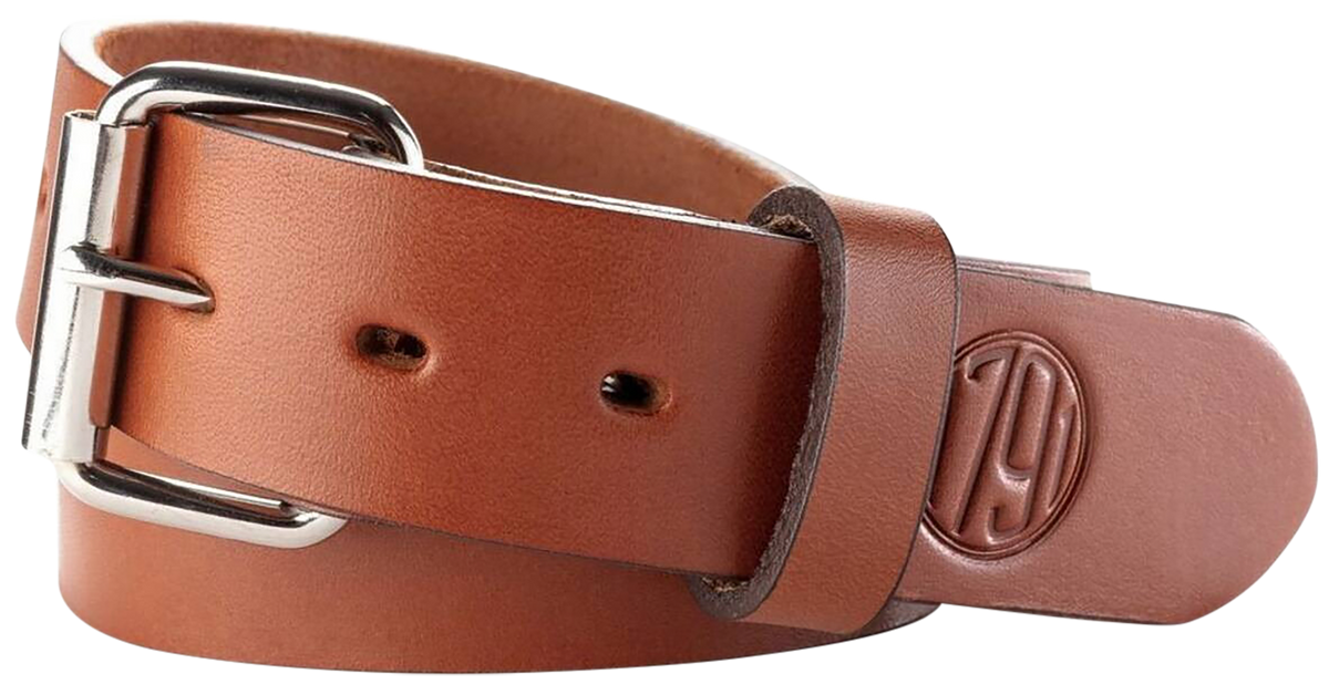 1791 Gunleather BLT-01 Gun Belt Classic Brown Leather 34/38 1.50" Buckle Closure