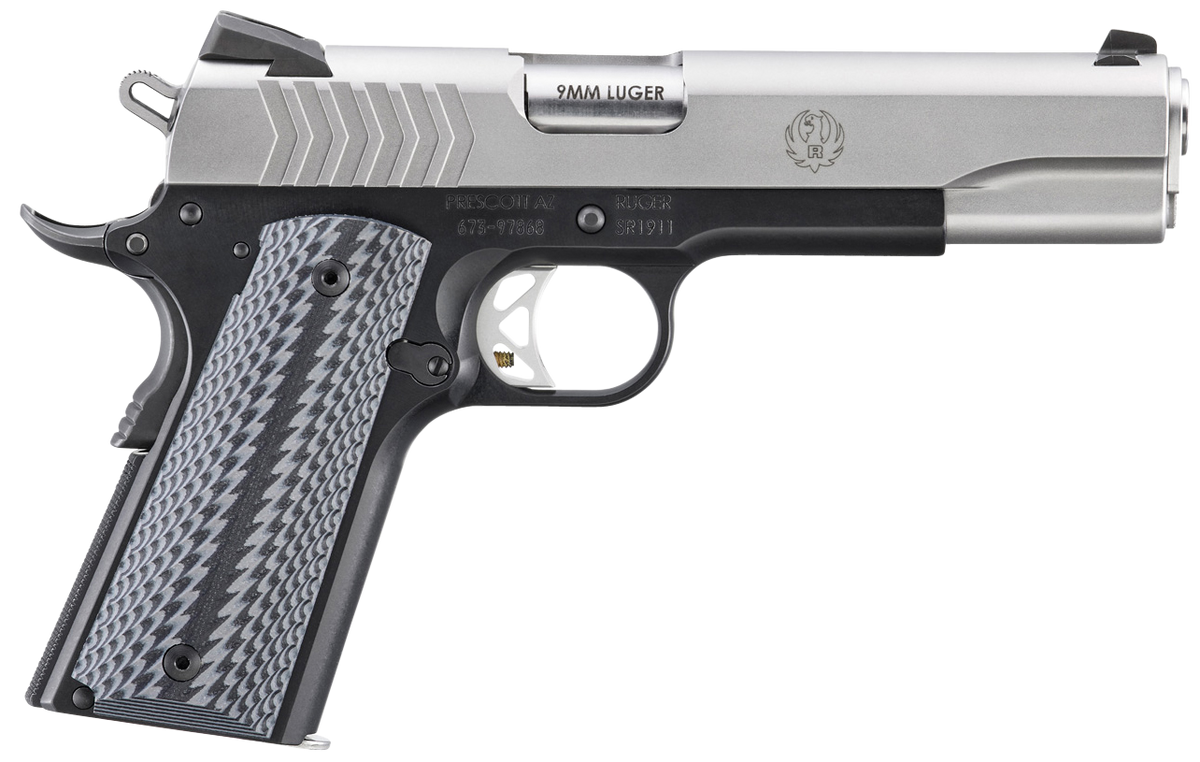 Ruger SR1911 Full Size 9mm Luger 5" 9+1 Semi-Auto Pistol