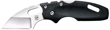 Cold Steel Tuff Lite Mini 2" Folding Sheepsfoot Plain 4034 SS Black Griv-Ex Handle