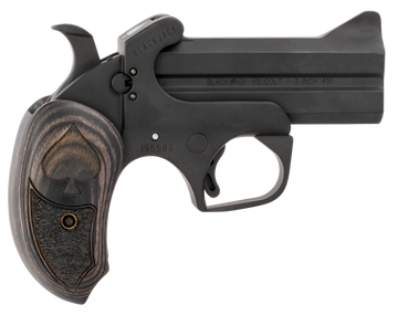 Bond Arms BABJ Black Jack 45 Colt/410 Bore 3.5" 2-Rd Break-Action Derringer - Black/Black Ash