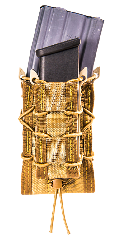 High Speed Gear TACO Double Decker Mag Pouch Coyote Brown Nylon MOLLE