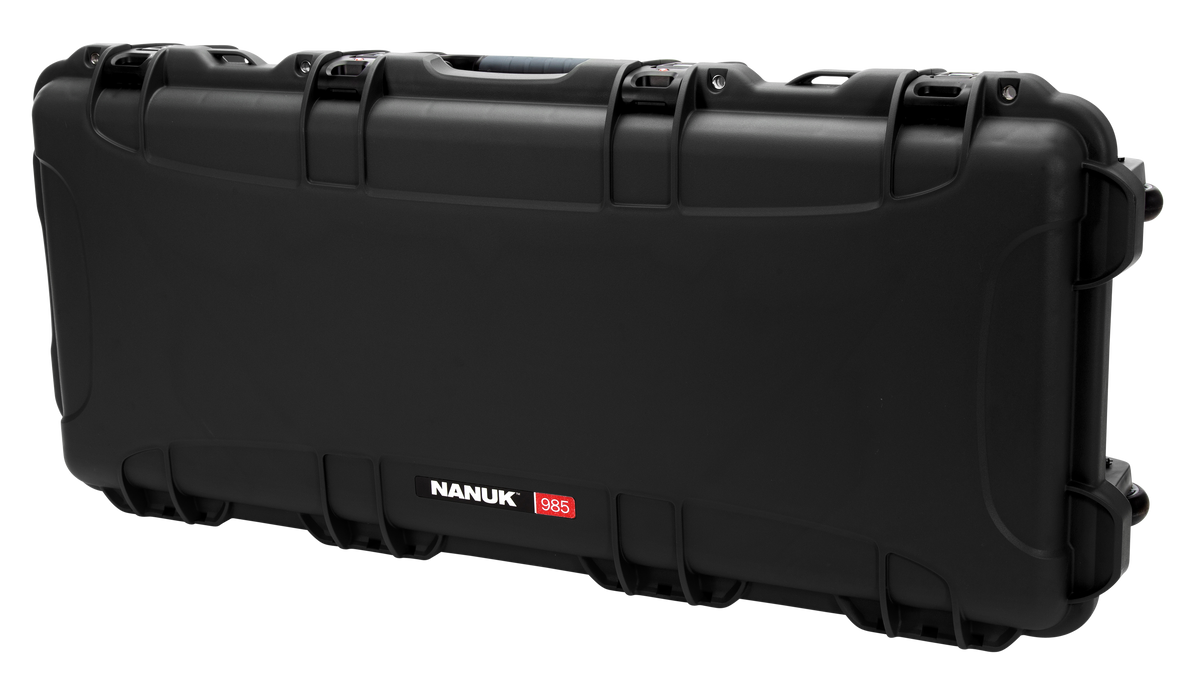 Nanuk 985 AR-15 Hard Case Black NK-7 Resin w/ Foam, Wheels & Handle