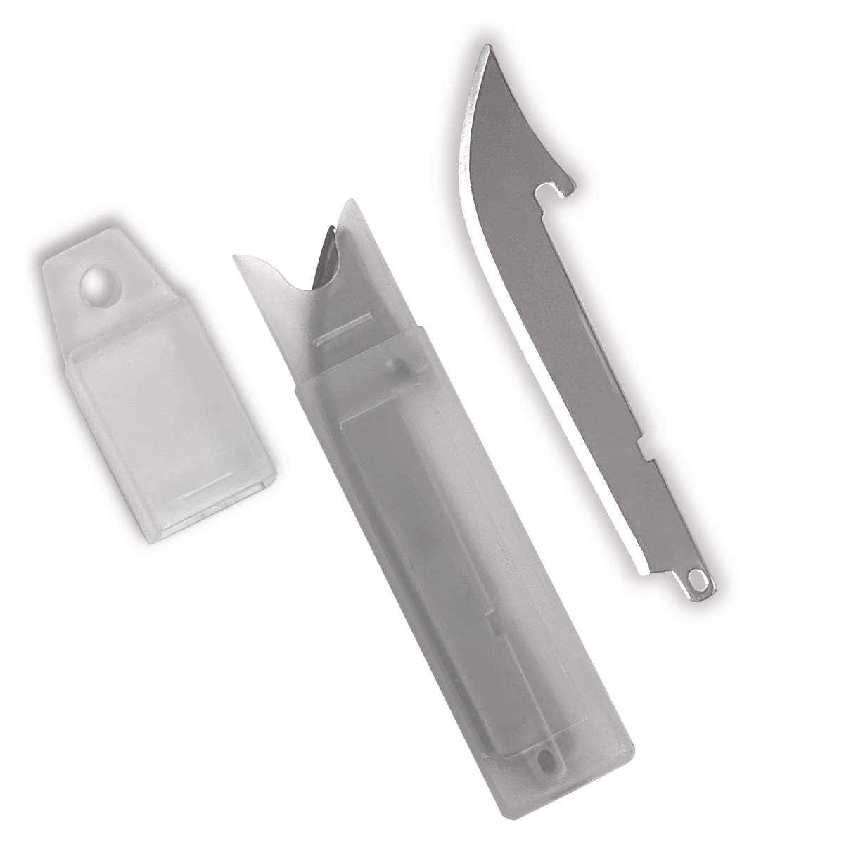 AccuSharp 742C Razor Knife Replacement Blades 3.5" Stainless Steel 6-Pack