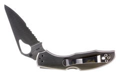 Spyderco Byrd Meadowlark 2 2.94" 8Cr13MoV Clip Point Part Serrated Stainless Steel Handle Folding Knife