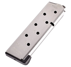 Chip McCormick Custom Power Mag 1911 Officer 45 ACP 8rd Stainless Steel Magazine - Black