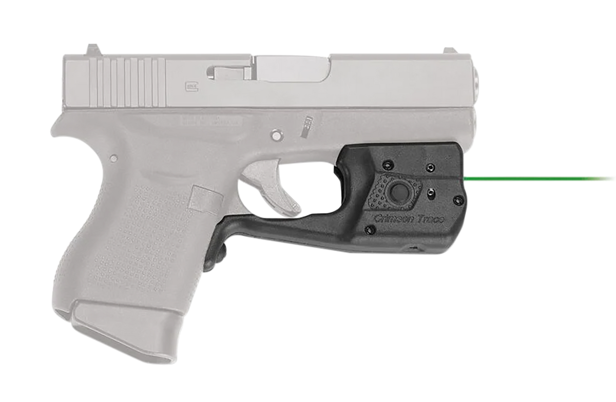 Crimson Trace Laserguard Pro LL-803G Green Laser/150 Lumen LED Light for Glock 42/43/43X/48 - Black