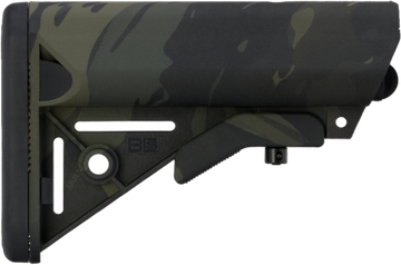 B5 Systems Enhanced SOPMOD AR-15 Collapsible Stock - Multi-Cam Black - Mil-Spec Tube Not Included
