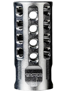 Tapco TAP22010 10/22 Muzzle Brake Silver Anodized Aluminum 1/2x28 .920" 22LR