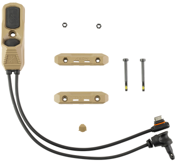 Unity Tactical AXON FDE Dual-Button USB-C Crane Laser Remote Switch 7" Cable