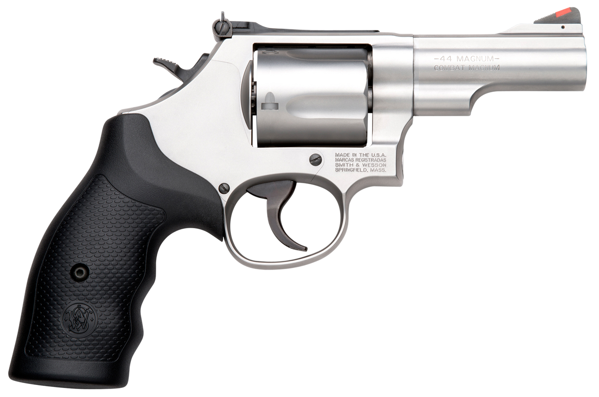 Smith & Wesson Model 69 Combat Magnum 44 Rem Mag 2.75" 5-Rd DA/SA Stainless L-Frame Revolver - CA Compliant