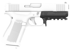 Recover Innovations GR4801 Full Size Rail for Glock 48 Black Polymer