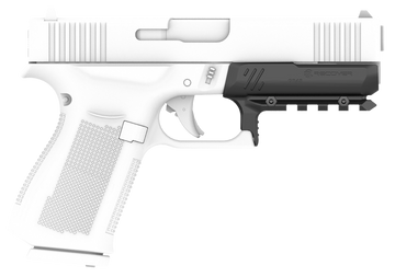 Recover Innovations GR4801 Full Size Rail for Glock 48 Black Polymer