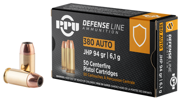 PPU PPD380A Defense 380 ACP 94gr Jacketed Hollow Point - Box or Case